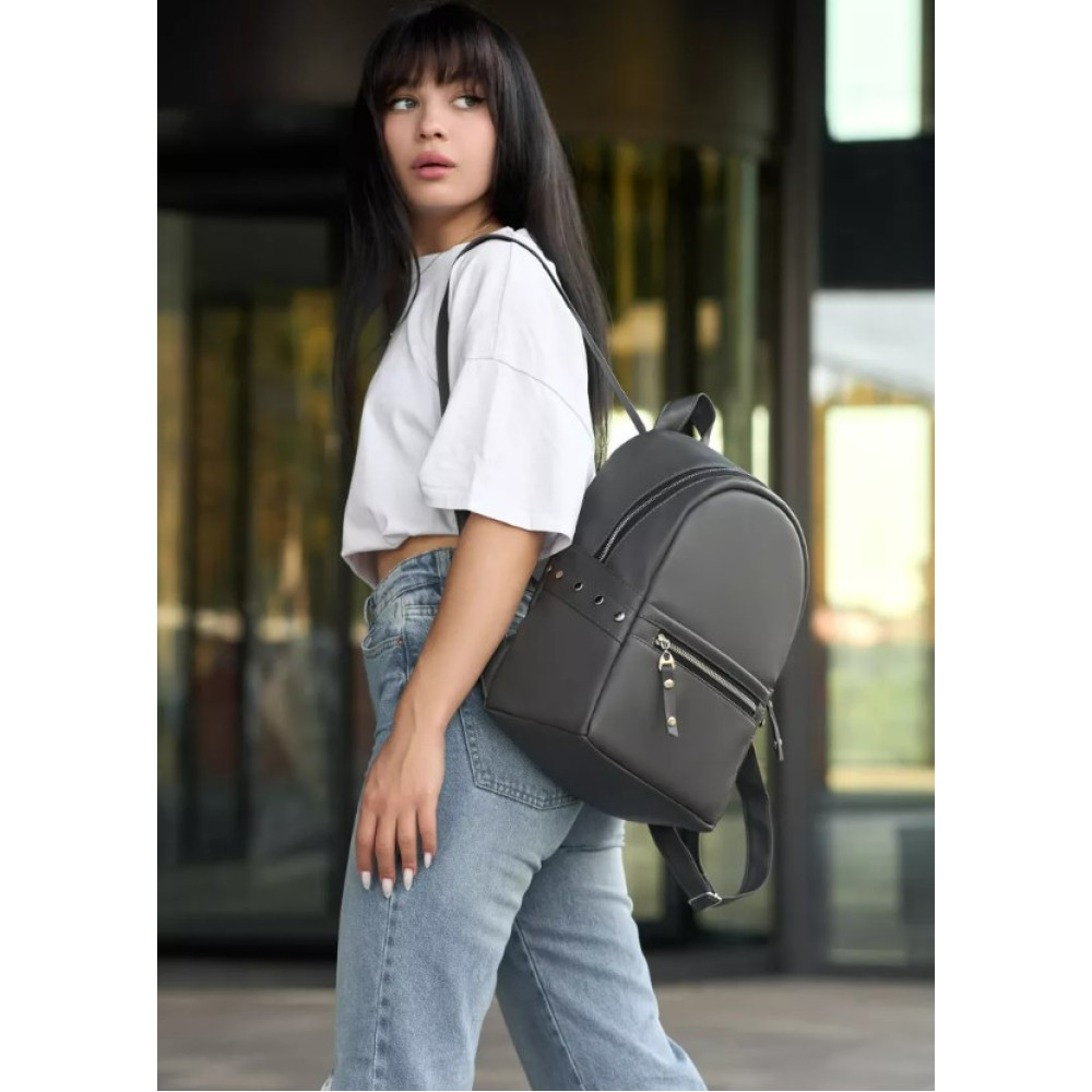 Жіночий рюкзак Sambag Dali BPS графіт 35 х 25 х 14 см (15373009e)