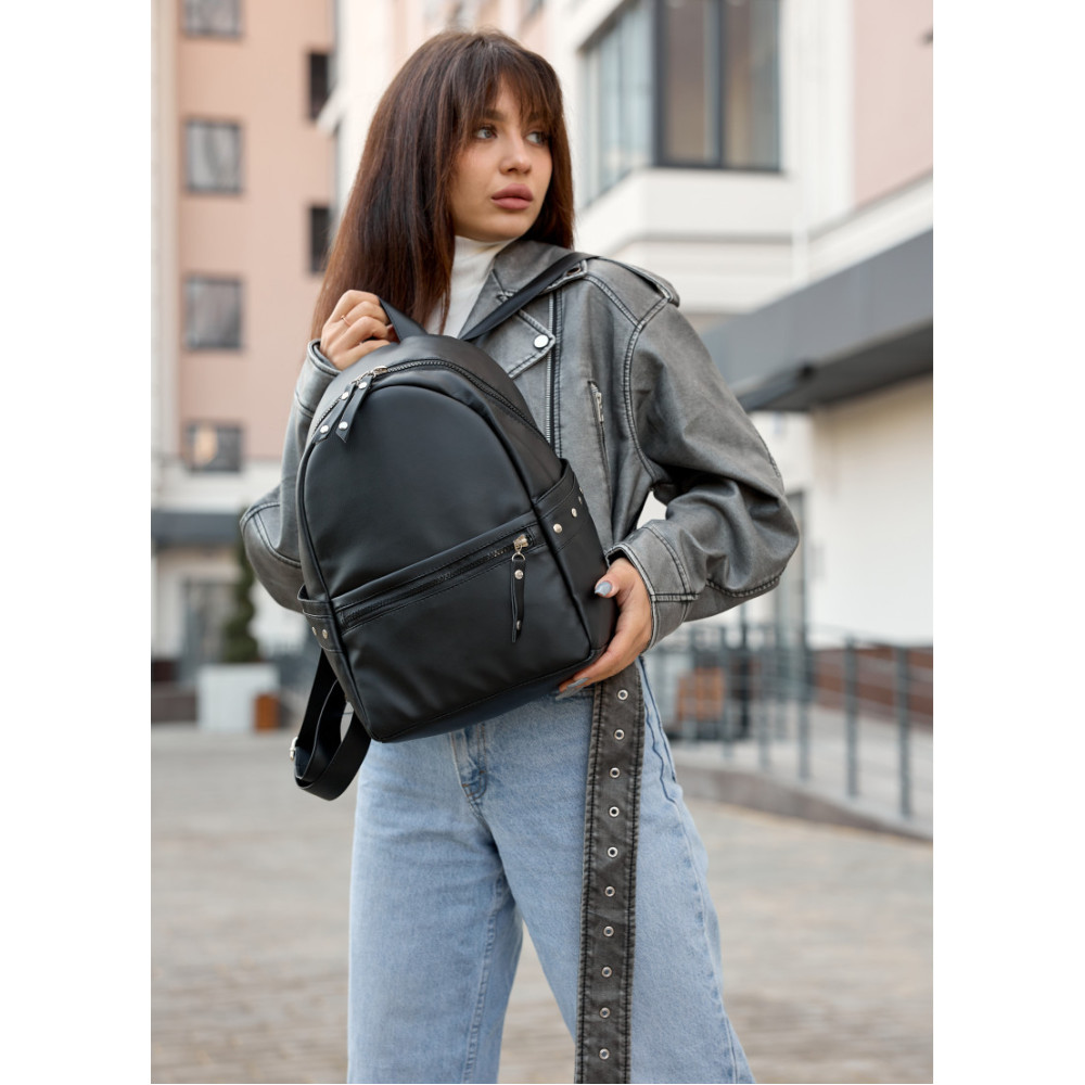 Жіночий рюкзак Sambag Dali BPTe чорний 35 х 25 х 12 см (15378001e)