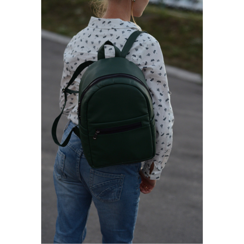Жіночий рюкзак Sambag Dali BPT зелений 35 х 25 х 12 см (15378007)