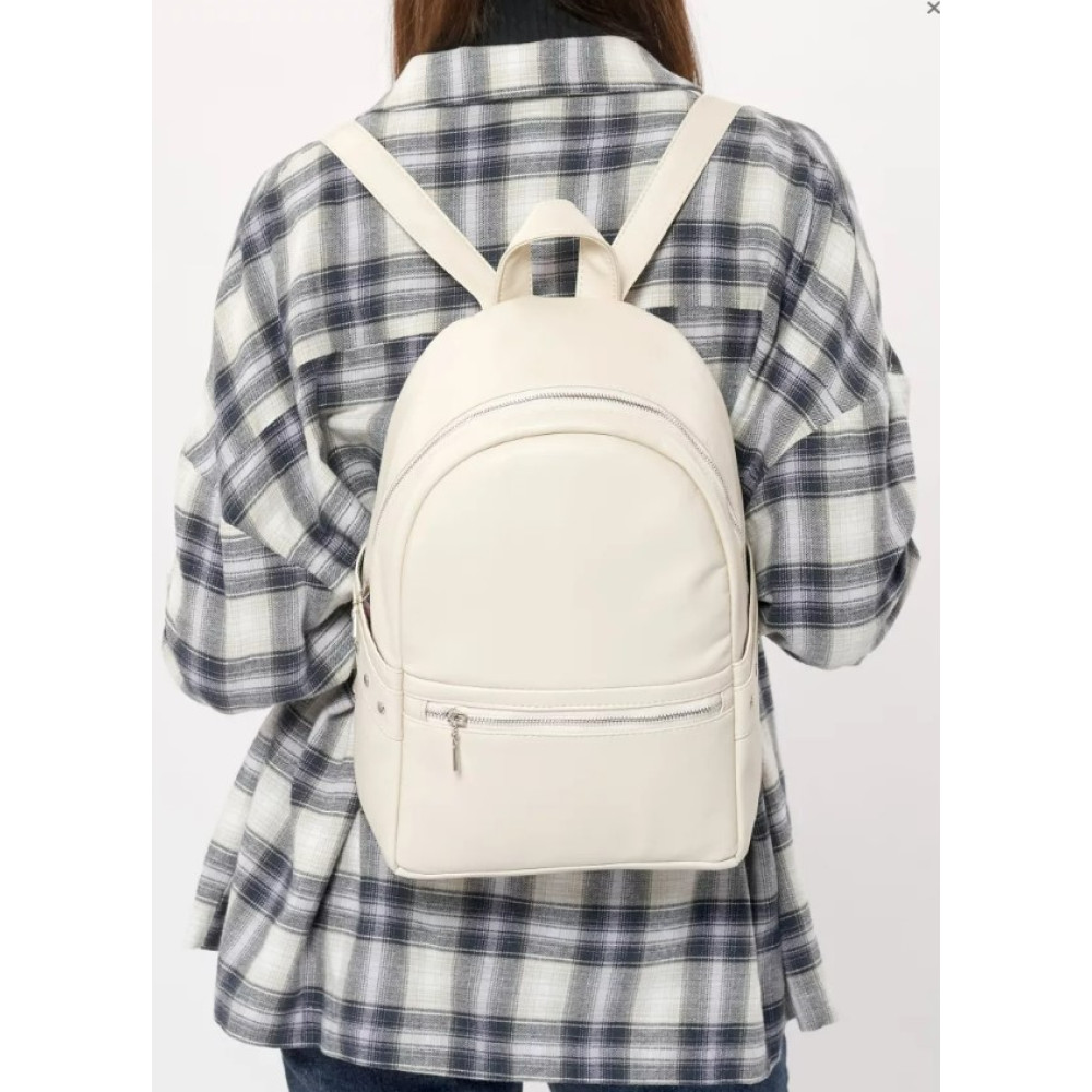 Жіночий рюкзак Sambag Dali BPS молочний 35 х 25 х 14 см (15379011e)