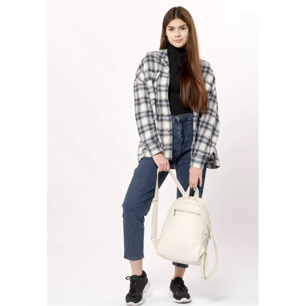 Жіночий рюкзак Sambag Dali BPS молочний 35 х 25 х 14 см (15379011e)
