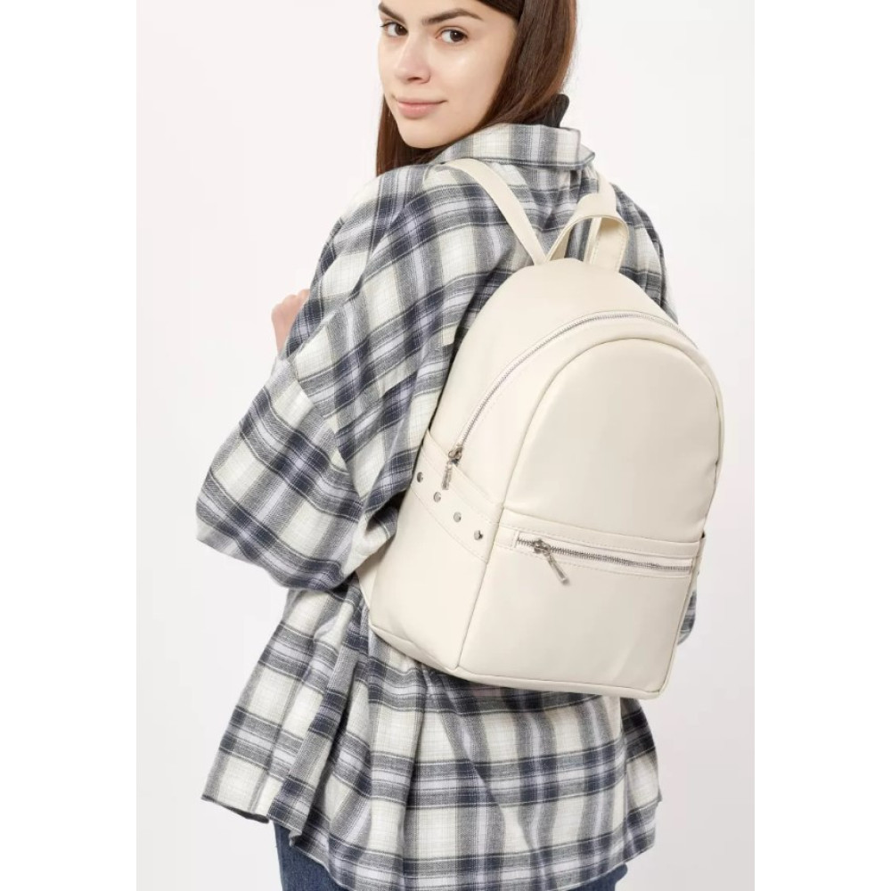 Жіночий рюкзак Sambag Dali BPS молочний 35 х 25 х 14 см (15379011e)