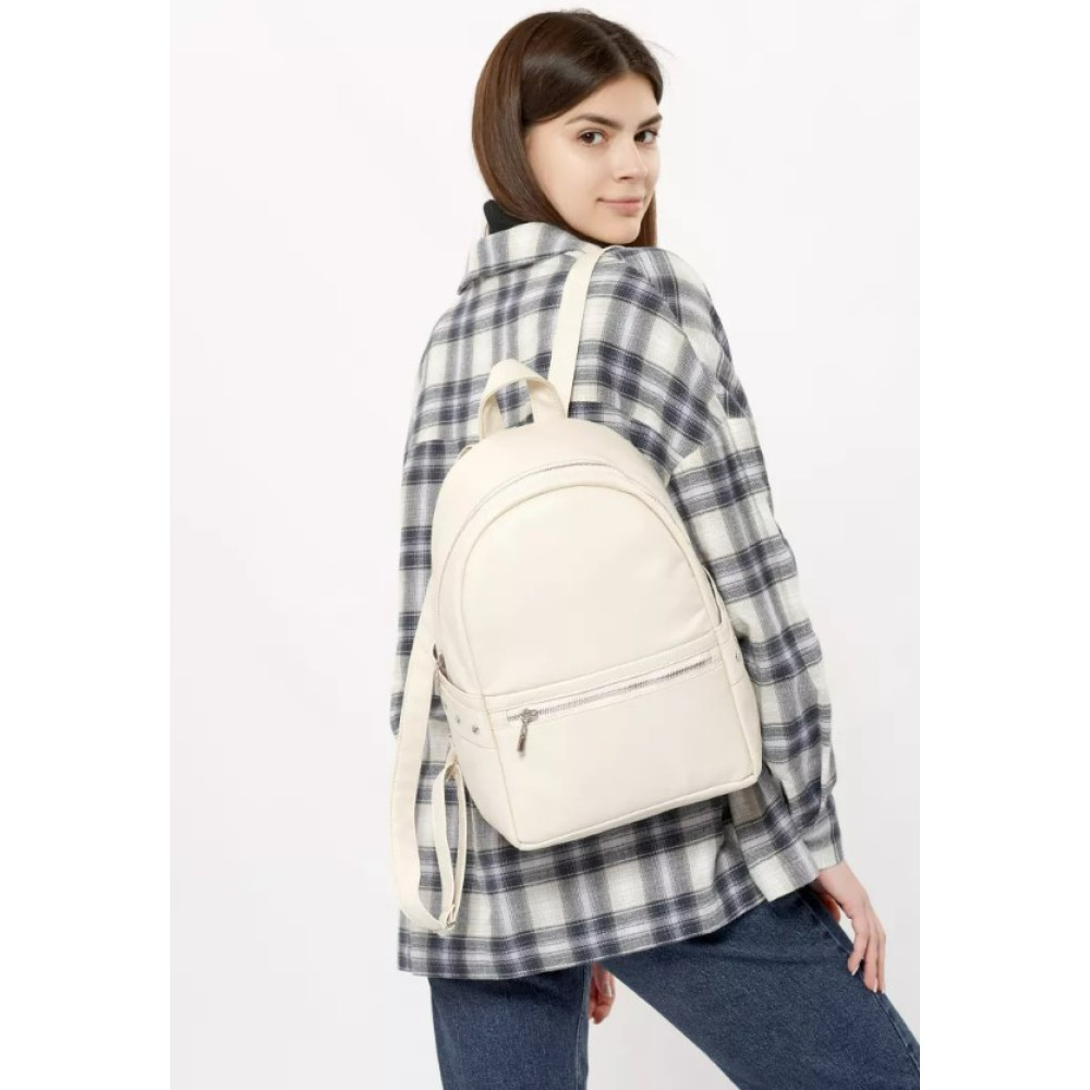 Жіночий рюкзак Sambag Dali BPS молочний 35 х 25 х 14 см (15379011e)