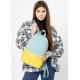 Жіночий рюкзак Sambag Dali BPSe блакитний з жовтим 15379610e