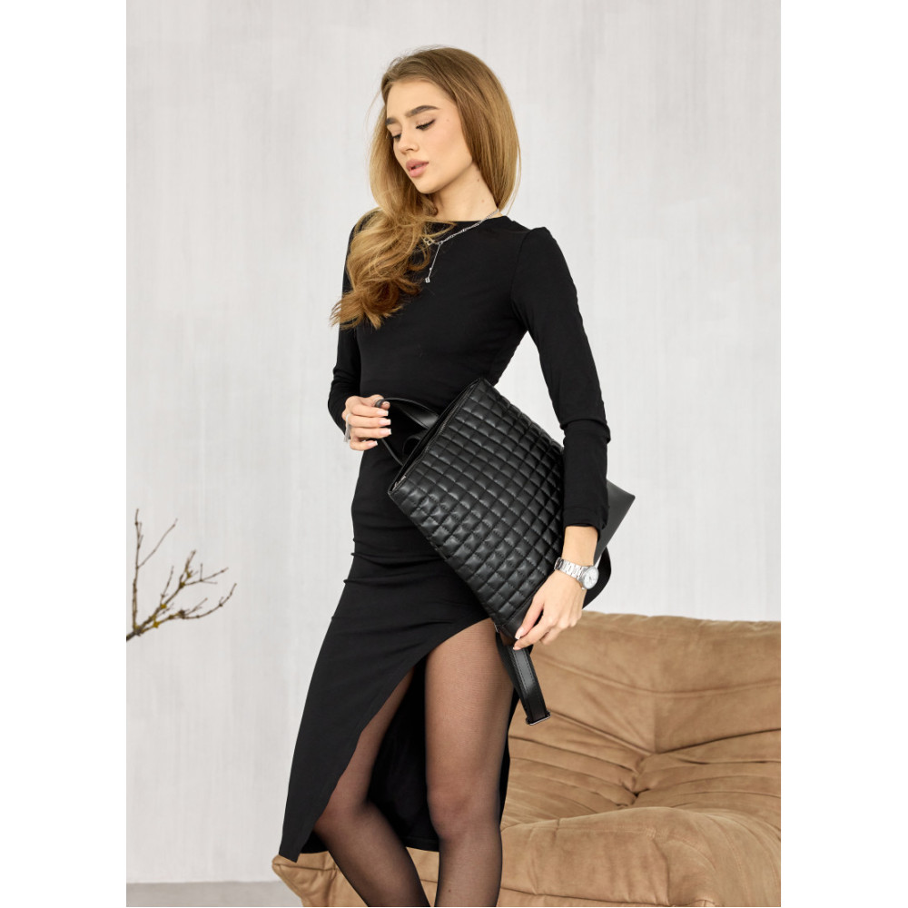 Жіночий рюкзак Sambag Leoma Cubic чорний 29 х 12 х 34 см (54380001)
