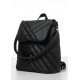 Жіночий рюкзак Sambag Loft QSH чорний 30 х 26 х 14 см (22011001)