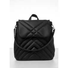 Женский рюкзак Sambag Loft QSH черный 30 х 26 х 14 см (22011001)