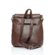 Жіночий рюкзак Sambag Loft QSH шоколадний 30 x 26 x 14 см (22011020)