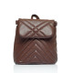 Жіночий рюкзак Sambag Loft QSH шоколадний 30 x 26 x 14 см (22011020)
