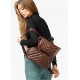 Жіночий рюкзак Sambag Loft QSH шоколадний 30 x 26 x 14 см (22011020)