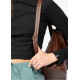 Жіночий рюкзак Sambag Loft QSH шоколадний 30 x 26 x 14 см (22011020)