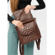 Жіночий рюкзак Sambag Loft QSH шоколадний 30 x 26 x 14 см (22011020)