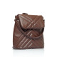 Жіночий рюкзак Sambag Loft QSH шоколадний 30 x 26 x 14 см (22011020)