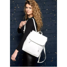 Женский рюкзак Sambag Loft MZN белый 30 х 25 х 12 см (22200008)