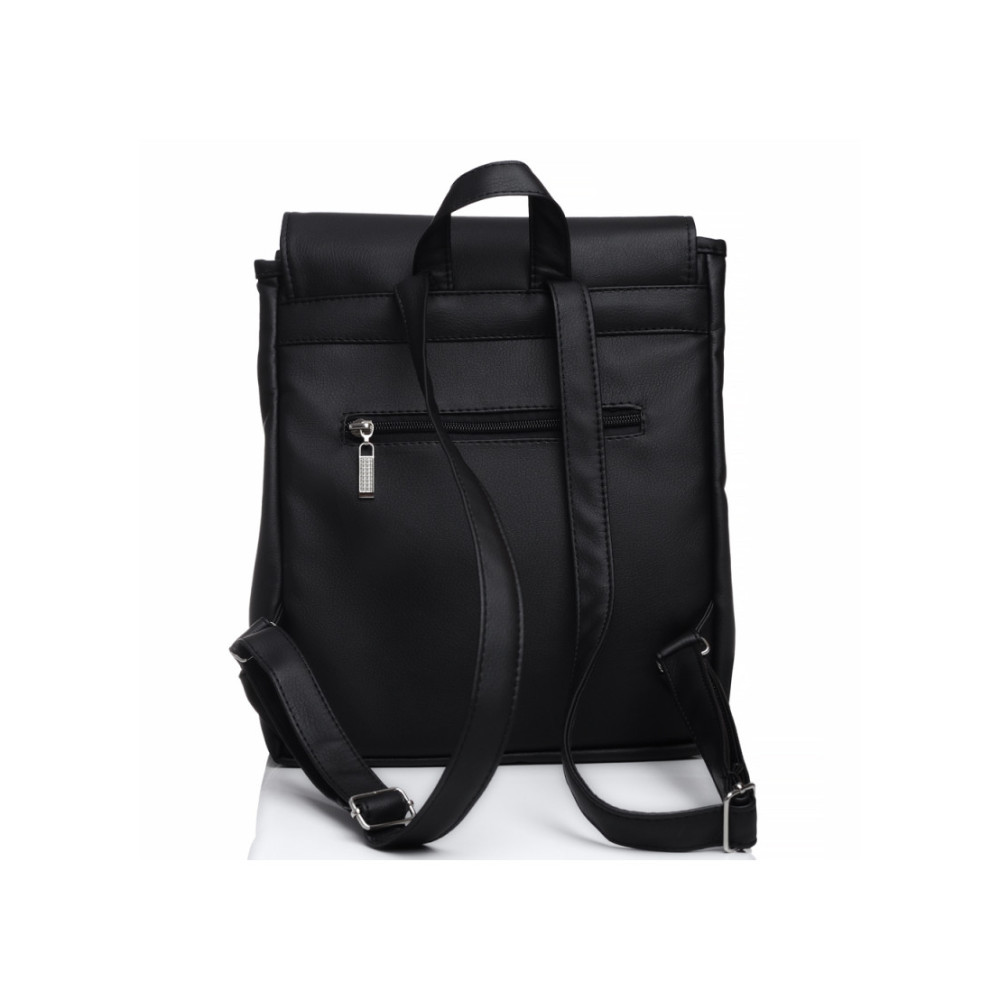 Жіночий рюкзак Sambag Loft MQN чорний 30 х 25 х 12 см (22220001)