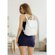 Женский рюкзак Sambag Loft MQP белый 30 х 25 х 12 см (22220008)