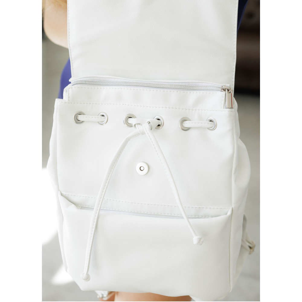 Женский рюкзак Sambag Loft MQP белый 30 х 25 х 12 см (22220008)