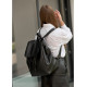 Жіночий рюкзак Sambag Loft LZN чорний 38 х 28 х 18 см (22400001)