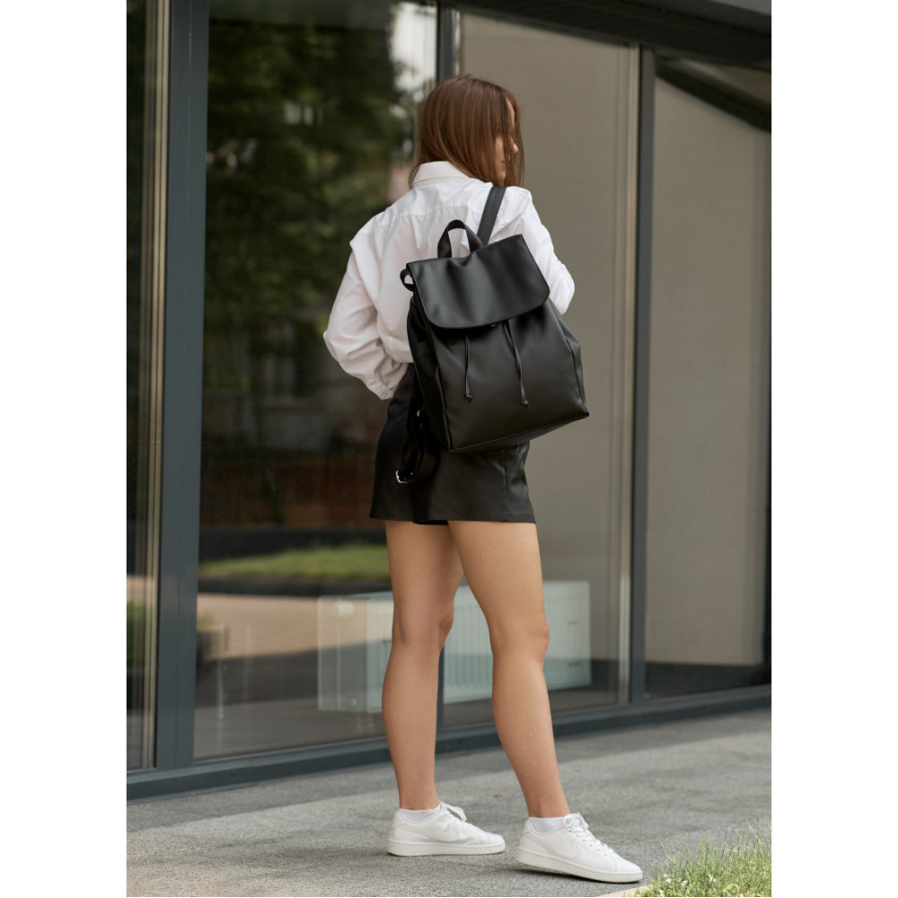 Жіночий рюкзак Sambag Loft LZN чорний 38 х 28 х 18 см (22400001)