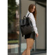 Жіночий рюкзак Sambag Loft LZN чорний 38 х 28 х 18 см (22400001)