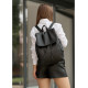 Жіночий рюкзак Sambag Loft LZN чорний 38 х 28 х 18 см (22400001)