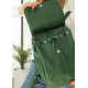 Жіночий рюкзак Sambag Loft LZN зелений 38 х 28 х 18 см (22400007)