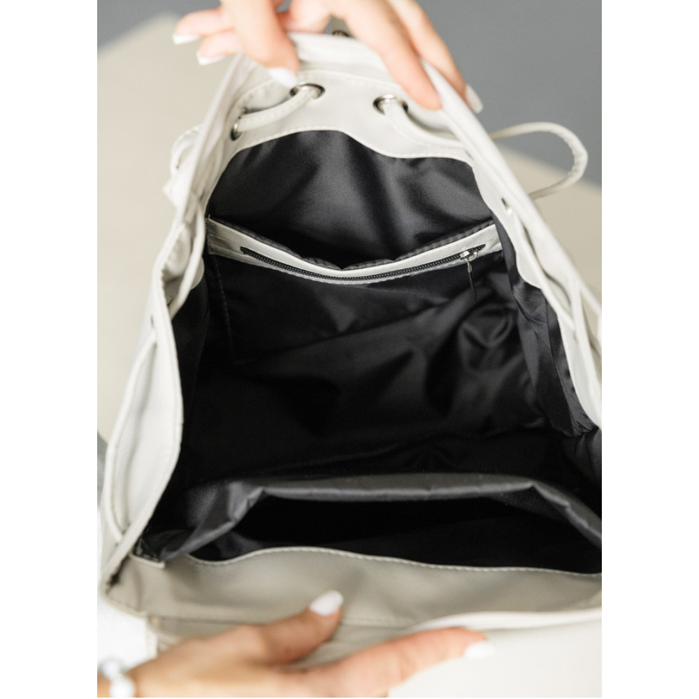 Жіночий рюкзак Sambag Loft LN сірий 38 х 28 х 18 см (22400030)