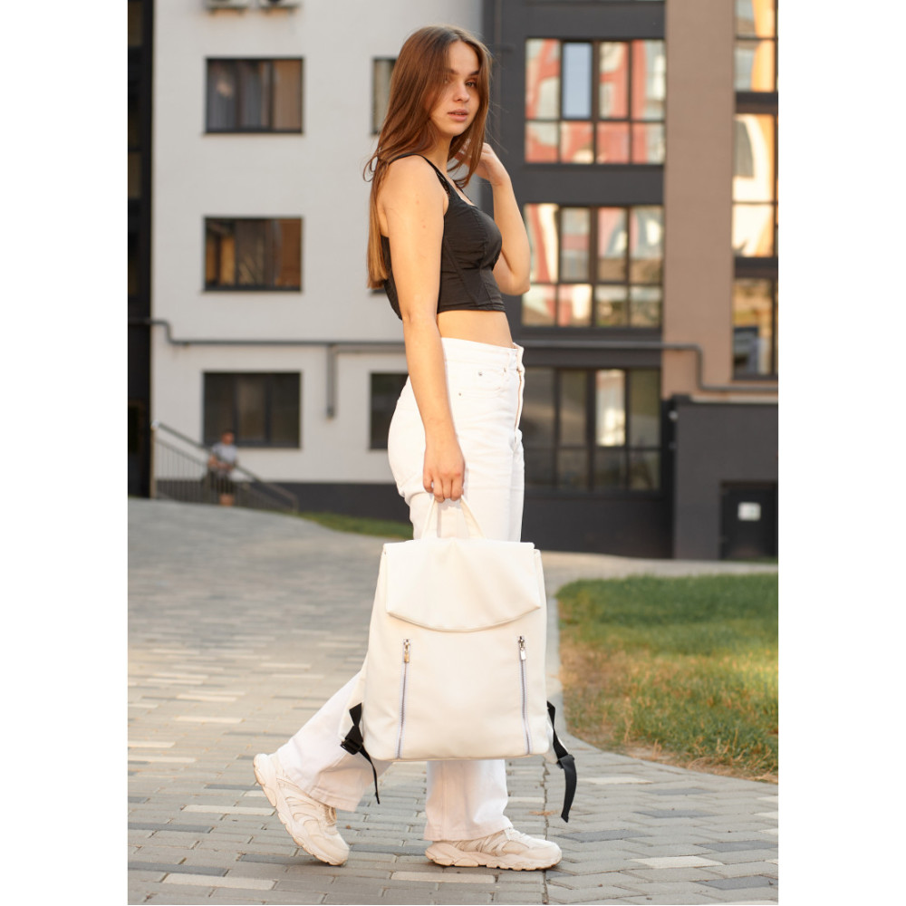 Жіночий рюкзак Sambag RENE LZS білий 27109008