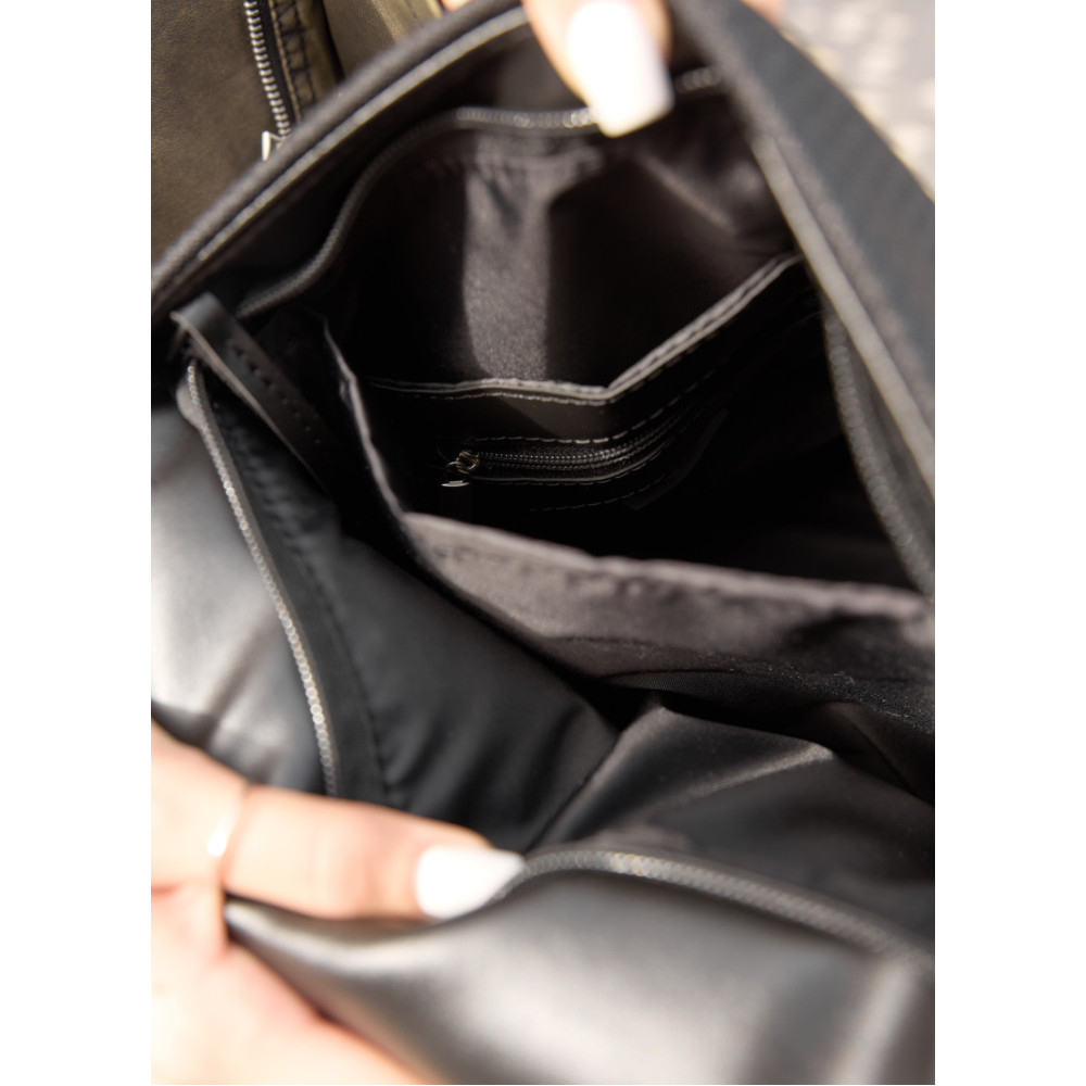 Жіночий рюкзак Sambag Rene Option чорний 37 х 31 х 14 см (27200301)