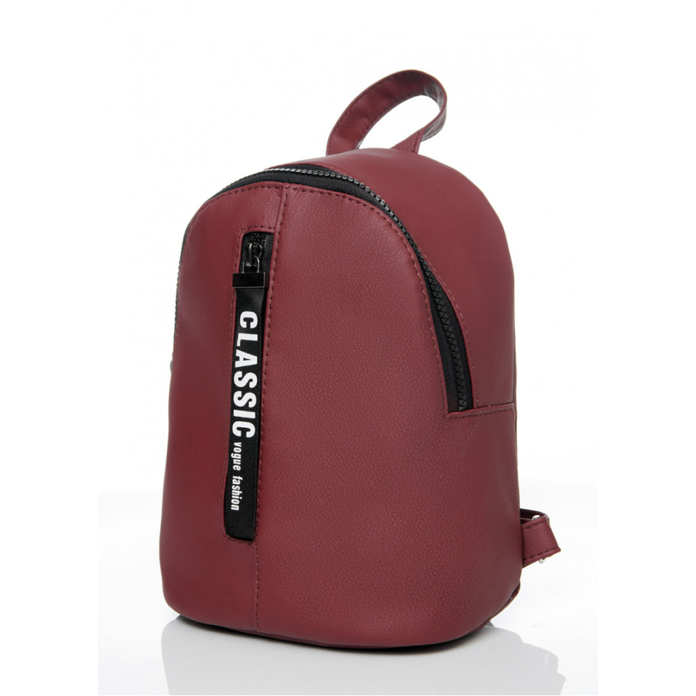 Жіночий прогулянковий рюкзак Sambag Mane MQT бордо 18228005e