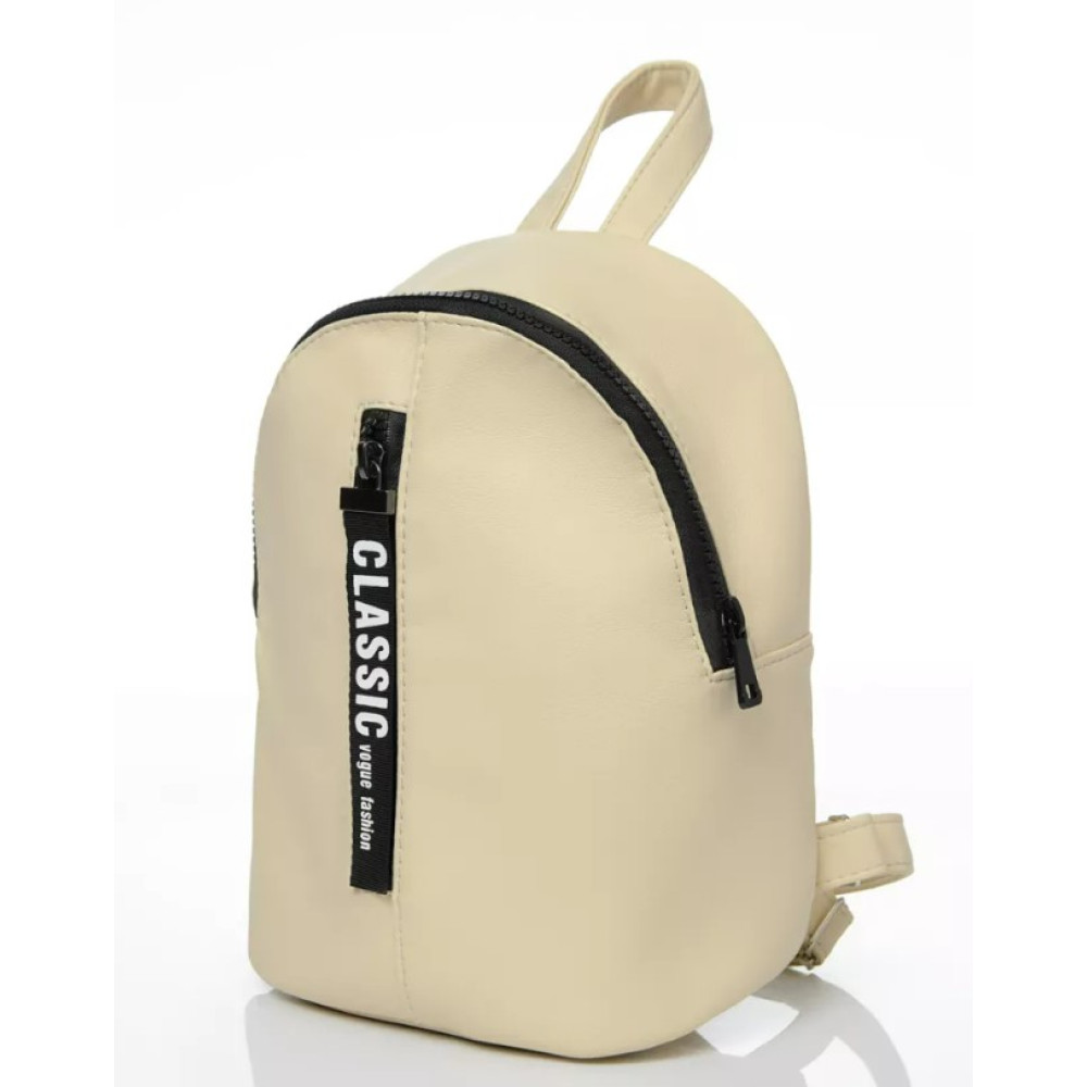 Жіночий рюкзак Sambag Mane MQT світлий беж 24 х 19 х 10 см (18228011e)