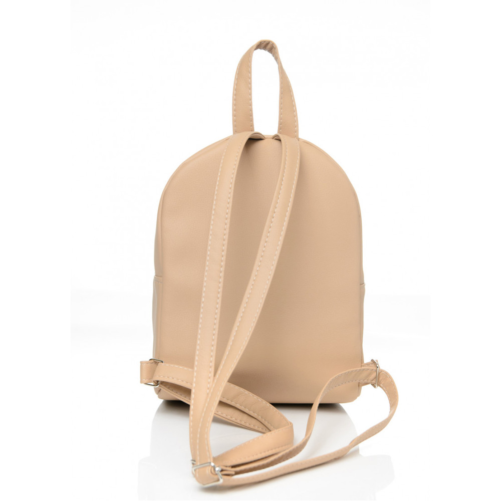 Женский рюкзак небольшой Sambag Mane City бежевый 24 х 19 х 10 см (18228026e)