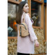 Женский рюкзак небольшой Sambag Mane City бежевый 24 х 19 х 10 см (18228026e)
