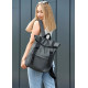 Жіночий рюкзак Sambag RollTop Milton графітовий 41 x 30 x 16 см (24211009)