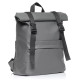 Жіночий рюкзак Sambag RollTop Milton графітовий 41 x 30 x 16 см (24211009)