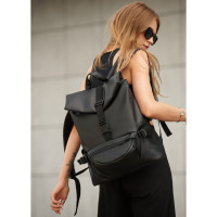 Жіночий рюкзак Sambag RENEDOUBLE чорний 37 х 31 х 14 см (27151001r)