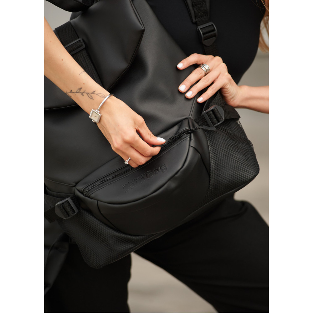 Женский рюкзак Sambag RENEDOUBLE черный 37 х 31 х 14 см (27151001r)
