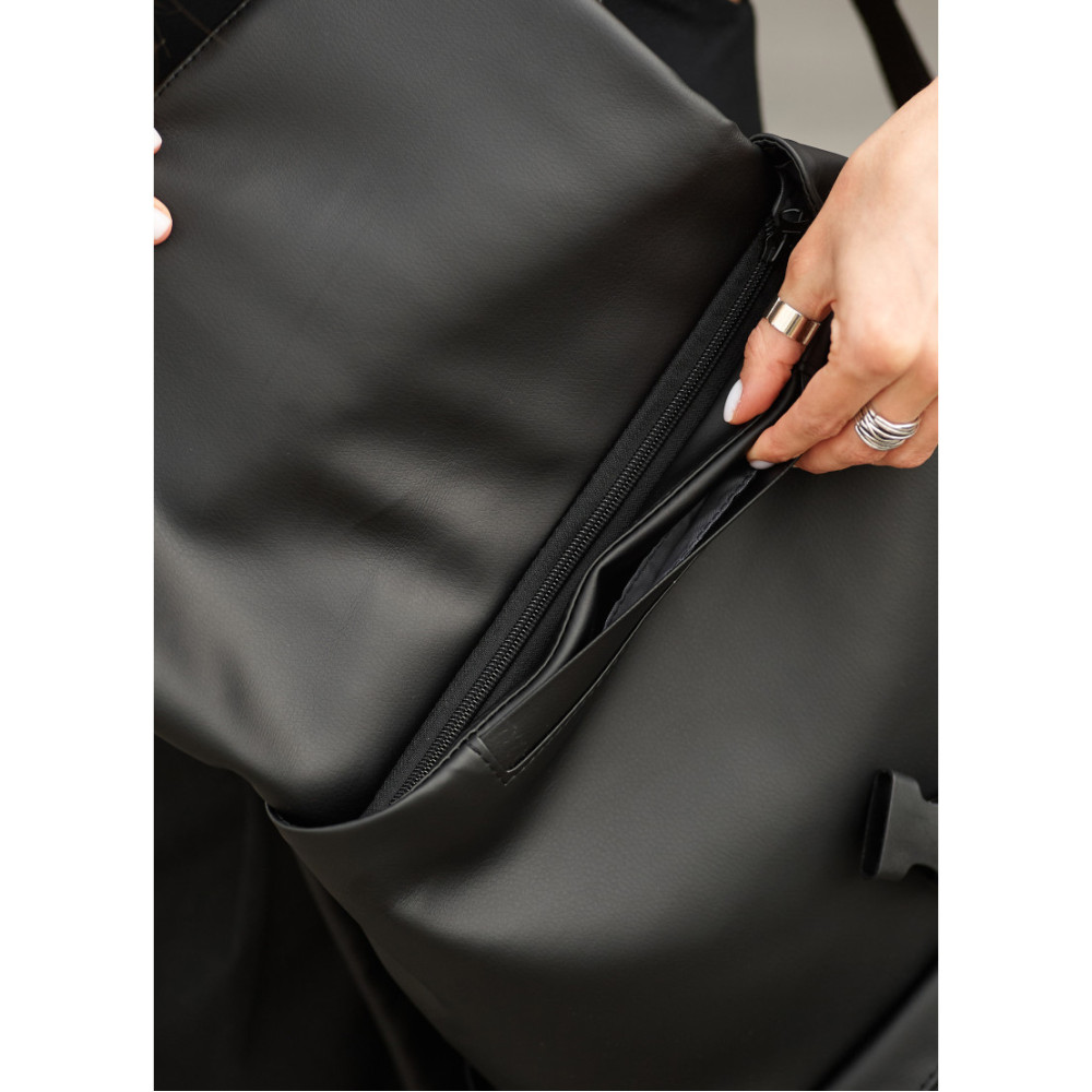Женский рюкзак Sambag RENEDOUBLE черный 37 х 31 х 14 см (27151001r)