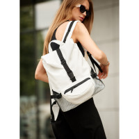 Жіночий рюкзак Sambag RENEDOUBLE білий 37 х 31 х 14 см (27151008r)