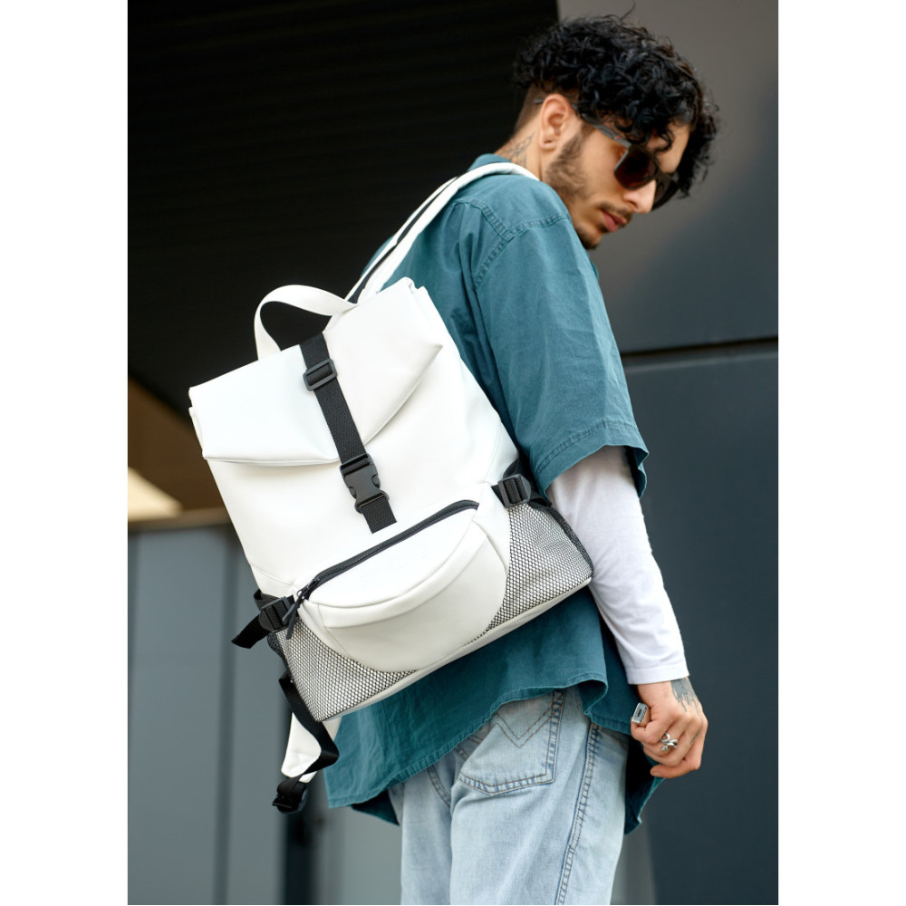 Чоловічий рюкзак Sambag RENEDOUBLE білий 37 х 31 х 14 см (27151008rm)