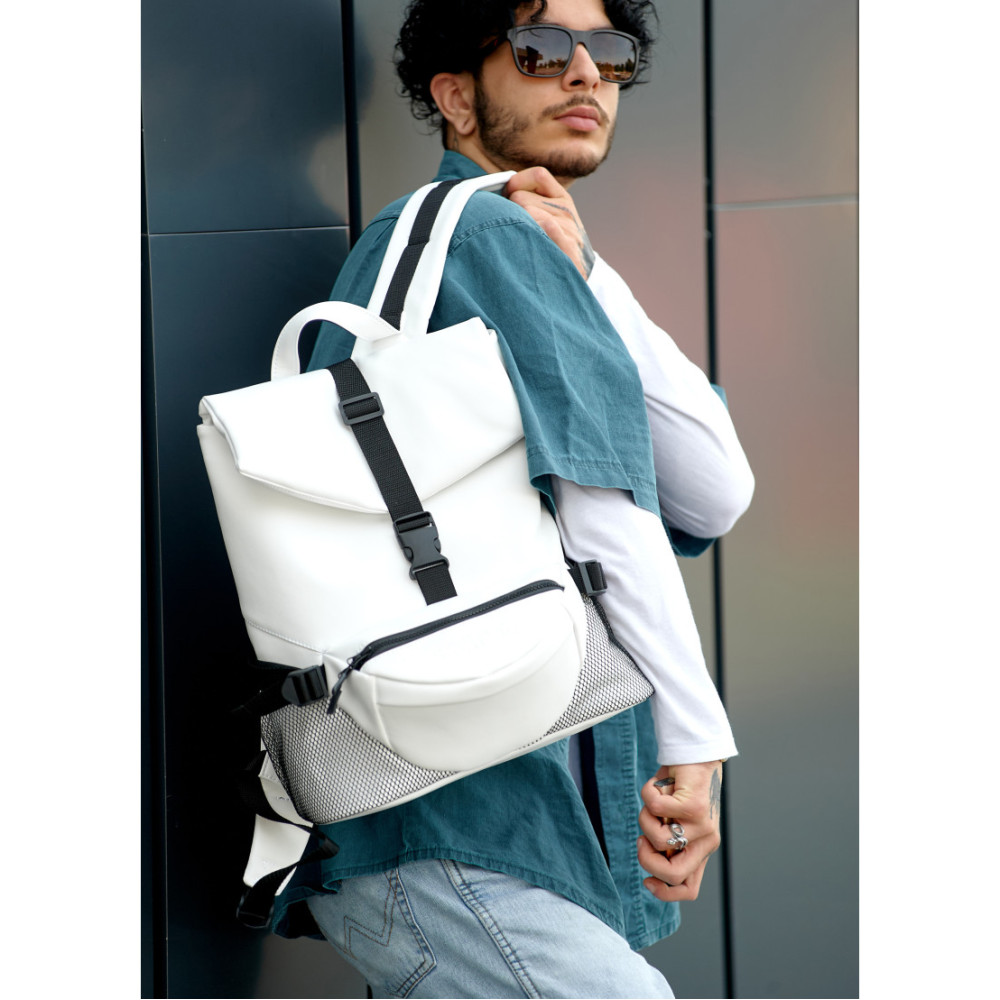 Чоловічий рюкзак Sambag RENEDOUBLE білий 37 х 31 х 14 см (27151008rm)