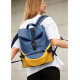 Жіночий рюкзак Sambag RENE DOUBLE жовто-блакитний 37 х 31 х 14 см (27151116r)