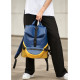 Жіночий рюкзак Sambag RENE DOUBLE жовто-блакитний 37 х 31 х 14 см (27151116r)