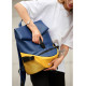 Жіночий рюкзак Sambag RENE DOUBLE жовто-блакитний 37 х 31 х 14 см (27151116r)