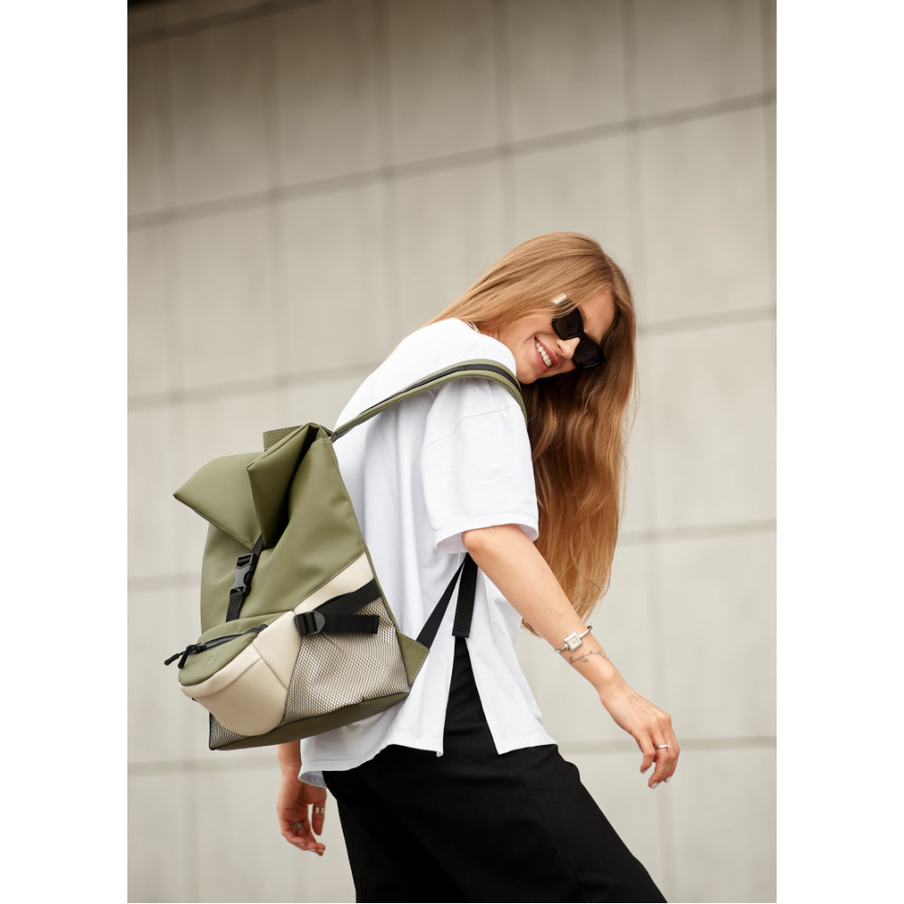 Женский рюкзак Sambag RENEDOUBLE хаки 37 x 31 x 14 см (27151119r)