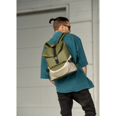 Мужской рюкзак Sambag RENEDOUBLE хаки 37 х 31 х 14 см (27151119rm)