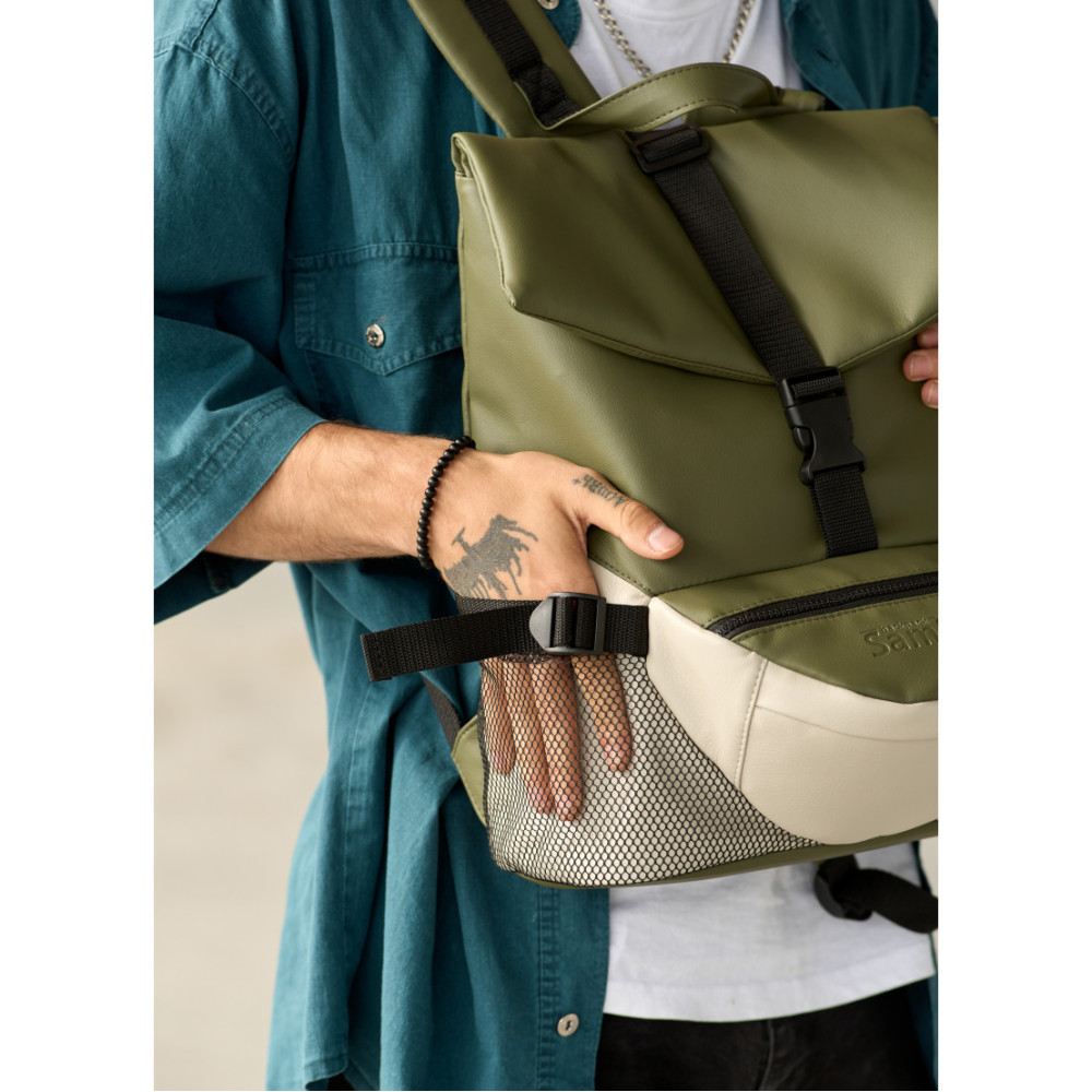 Чоловічий рюкзак Sambag RENEDOUBLE хакі 37 х 31 х 14 см (27151119rm)