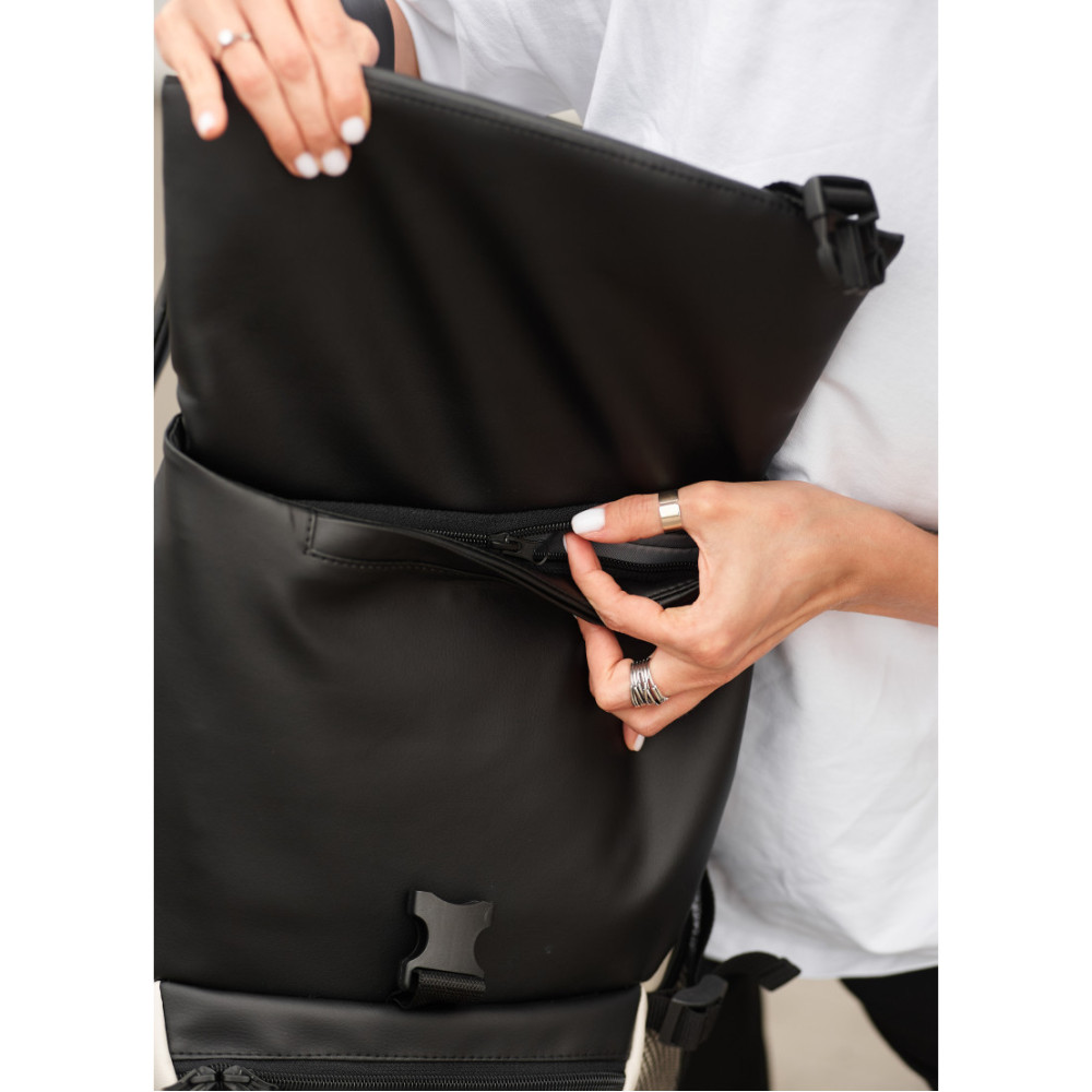 Женский рюкзак Sambag RENEDOUBLE черно-серый 37 x 31 x 14 см (27151130r)