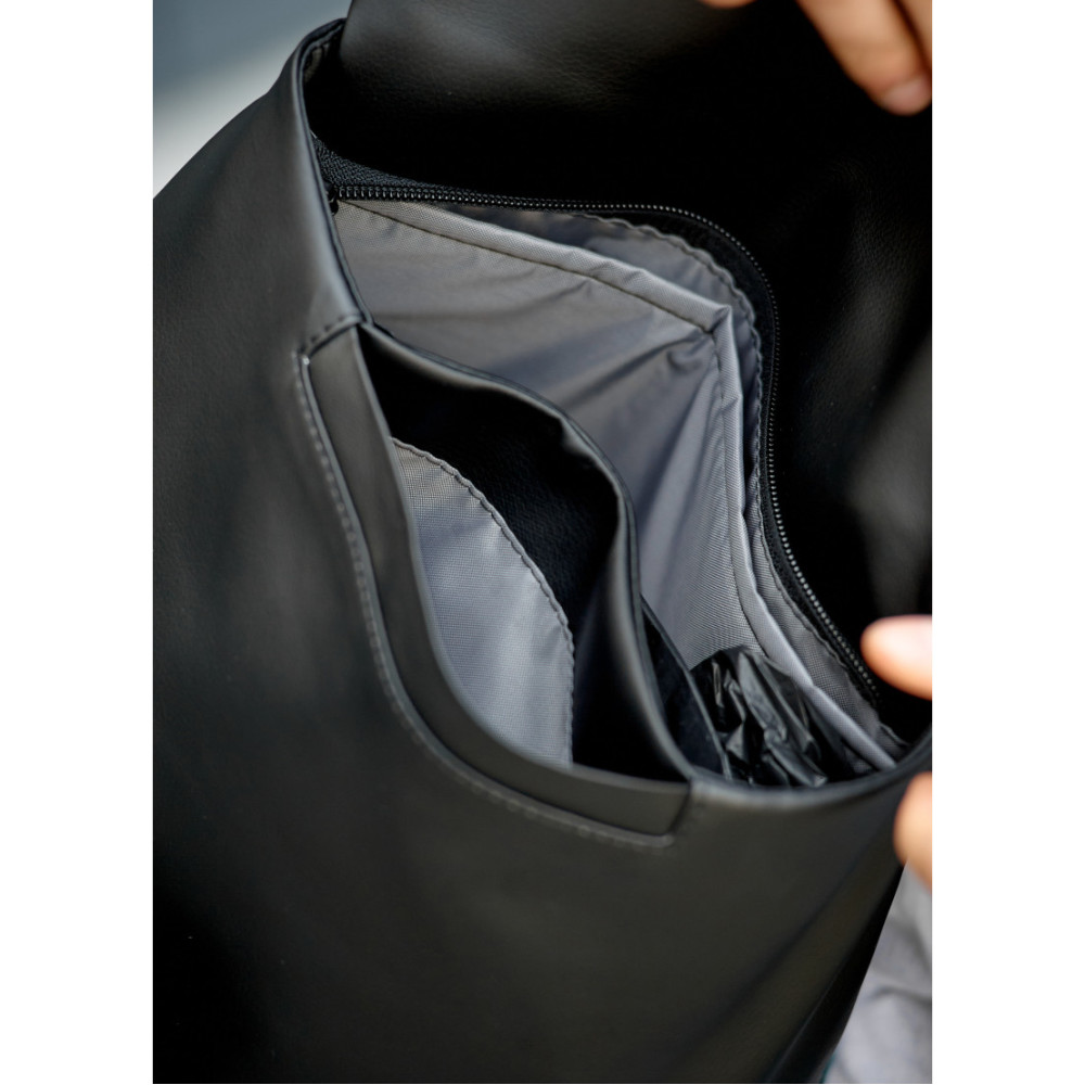 Чоловічий рюкзак Sambag RENEDOUBLE чорно-сірий 37 х 31 х 14 см (27151130rm)