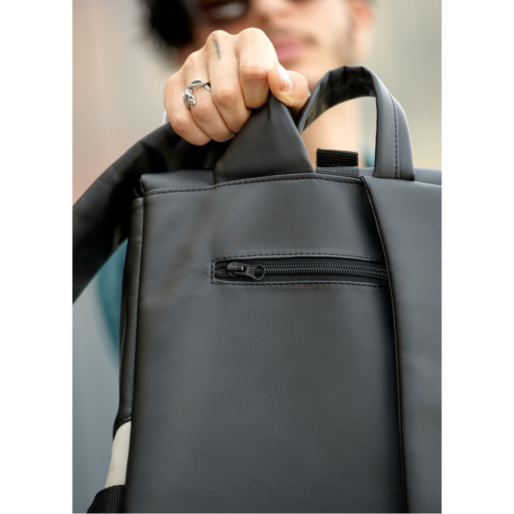 Чоловічий рюкзак Sambag RENEDOUBLE чорно-сірий 37 х 31 х 14 см (27151130rm)